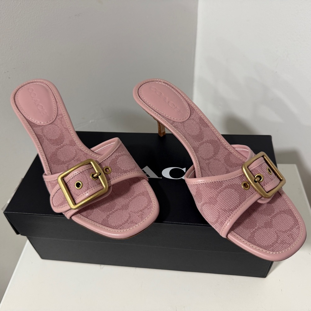 SOLD Coach Pink Margot Heels